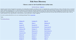 Desktop Screenshot of fishstoredirectory.com